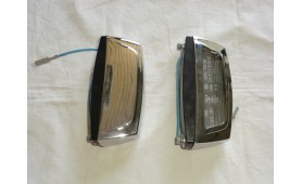 PAIR OF LIGHTS WITH FULVIA HF LICENSE PLATE